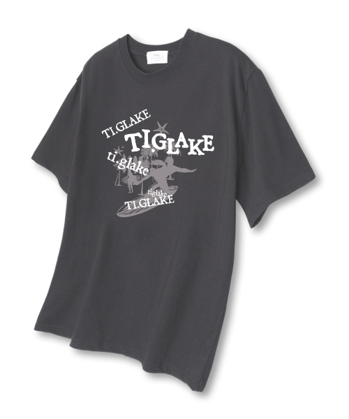 TI.GLAKE(ティーグレイク)の「ファームツリーサーフィン オーバーサイズ 半袖Tシャツ ダークグレー(Tシャツ/カットソー・レディース・その他・LARGE/X-LARGE/XX-LARGE)」の1枚目の写真