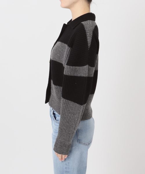 Spick & Span（スピックアンドスパン）の「ラガーボーダーニットカーディガン（カーディガン/ボレロ・レディース・その他1/その他4・FREE）」の6枚目の写真