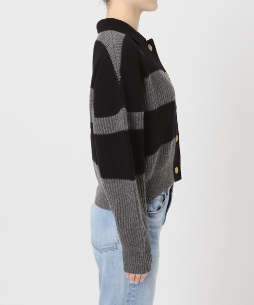 Spick & Span（スピックアンドスパン）の「ラガーボーダーニットカーディガン（カーディガン/ボレロ・レディース・その他1/その他4・FREE）」の8枚目の写真