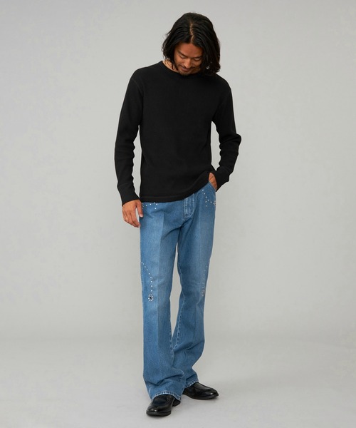 Lee（リー）の「【US ORIGINAL】77MWZ フレアジーンズ（デニムパンツ・メンズ・ブルー・30/34/36/28）」の3枚目の写真