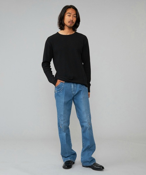 Lee（リー）の「【US ORIGINAL】77MWZ フレアジーンズ（デニムパンツ・メンズ・ブルー・30/34/36/28）」の4枚目の写真