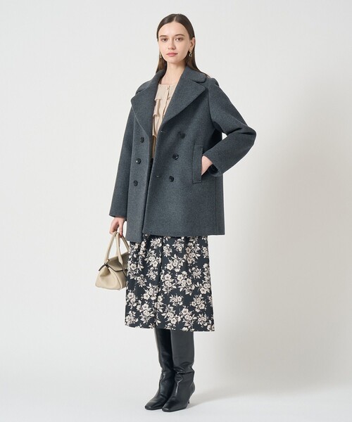 ANAYI（アナイ）の「ブロッサムアシンメトリータックスカート（スカート・レディース・ピンク/ブラック・38/36）」の14枚目の写真