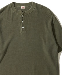 Healthknit】Henleyneck S/S Tee Sulfur dye / 硫化染め ヘンリー