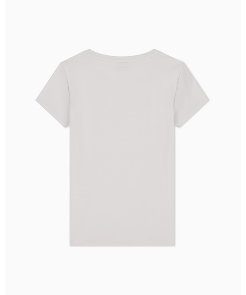 EMPORIO ARMANI EA7（エンポリオアルマーニイーエーセブン）の「<オンライン限定>【エンポリオ アルマーニ EA7】Core Lady Tシャツ スリムフィット ストレッチジャージー（Tシャツ/カットソー・レディース・ブラック/ライトグレー・LARGE/MEDIUM/SMALL/X-LARGE/X-SMALL）」の9枚目の写真