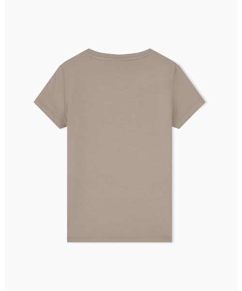 EMPORIO ARMANI EA7（エンポリオアルマーニイーエーセブン）の「<オンライン限定>【エンポリオ アルマーニ EA7】Core Lady Tシャツ スリムフィット ストレッチジャージー（Tシャツ/カットソー・レディース・ブラック/ライトグレー・LARGE/MEDIUM/SMALL/X-LARGE/X-SMALL）」の12枚目の写真