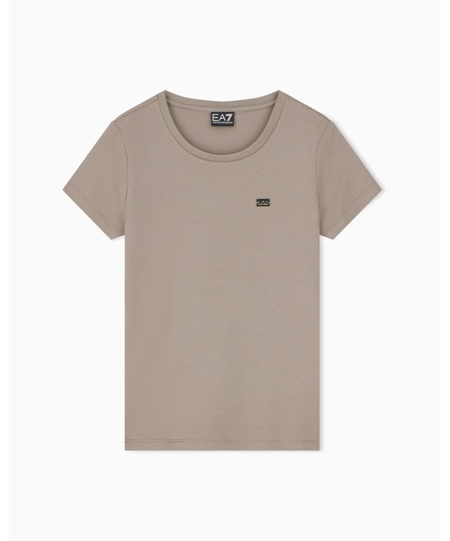 EMPORIO ARMANI EA7（エンポリオアルマーニイーエーセブン）の「<オンライン限定>【エンポリオ アルマーニ EA7】Core Lady Tシャツ スリムフィット ストレッチジャージー（Tシャツ/カットソー・レディース・ブラック/ライトグレー・LARGE/MEDIUM/SMALL/X-LARGE/X-SMALL）」の11枚目の写真