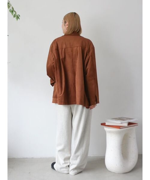 Ungrid（アングリッド）の「レイヤードデザインスウェットルーズパンツ（スウェットパンツ・レディース・ピンク/ライトグレー/アイボリー・FREE）」の21枚目の写真