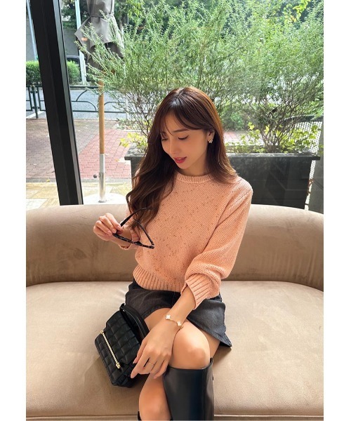 LUDICRUM(ルーディクルム)の「LD Back fringe denim skirt(デニムスカート・レディース・ブラック/ブルー・XS/S/M)」の6枚目の写真