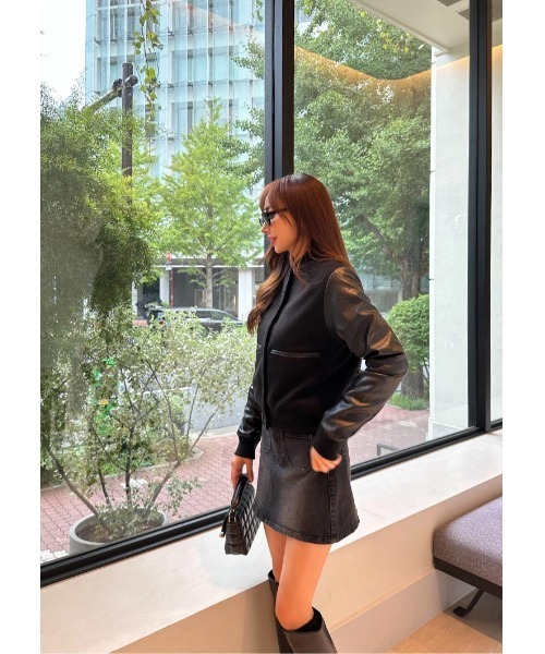 LUDICRUM(ルーディクルム)の「LD Back fringe denim skirt(デニムスカート・レディース・ブラック/ブルー・XS/S/M)」の3枚目の写真