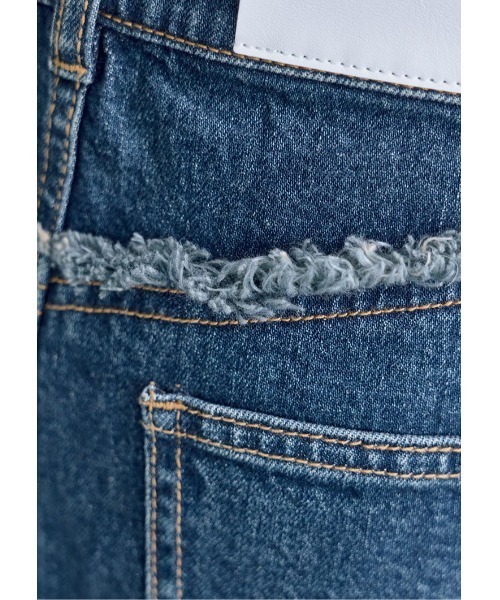 LUDICRUM(ルーディクルム)の「LD Back fringe denim skirt(デニムスカート・レディース・ブラック/ブルー・XS/S/M)」の22枚目の写真
