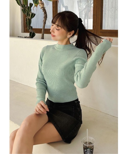 LUDICRUM(ルーディクルム)の「LD Back fringe denim skirt(デニムスカート・レディース・ブラック/ブルー・XS/S/M)」の5枚目の写真