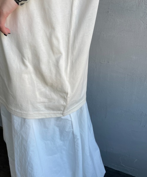 FRED PERRY（フレッドペリー）の「[FRED PERRY/フレッドペリー] 別注 ワンポイントロゴ刺繍 リンガーTシャツ（Tシャツ/カットソー・レディース・キャメル/オートミール/キナリ/ブラック・XS/XL/L/M/S）」の19枚目の写真