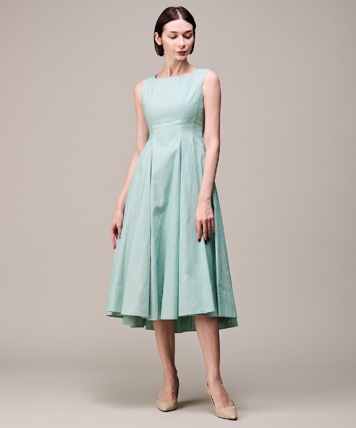 JENNE(ジェンヌ)の「ストライプマリンワンピース(eco素材)(ワンピース・レディース・ブルー/グリーン/ネイビー・X-LARGE/LARGE/MEDIUM/SMALL)」の21枚目の写真
