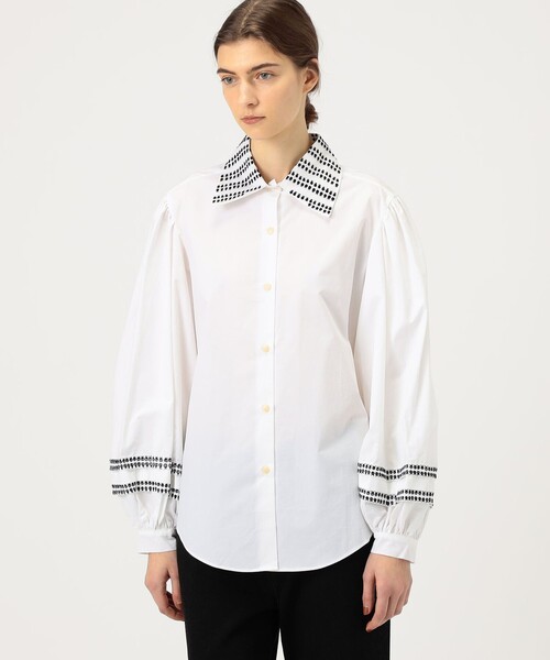jupe by jackie(ジュップバイジャッキー)の「Jupe by Jackie GARCI シャツ(シャツ/ブラウス・レディース・ホワイト系その他・S)」の3枚目の写真