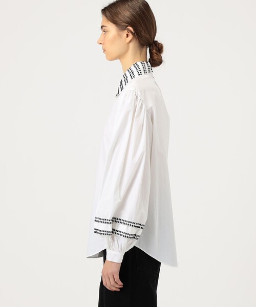 jupe by jackie(ジュップバイジャッキー)の「Jupe by Jackie GARCI シャツ(シャツ/ブラウス・レディース・ホワイト系その他・S)」の4枚目の写真