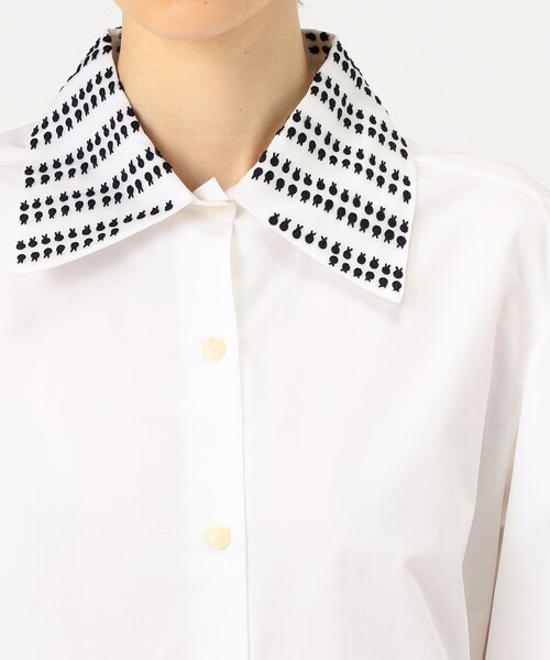 jupe by jackie(ジュップバイジャッキー)の「Jupe by Jackie GARCI シャツ(シャツ/ブラウス・レディース・ホワイト系その他・S)」の6枚目の写真
