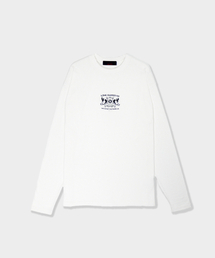 ANYTIME LOREAK（エニタイムロレーク）の「ROSE DYEING LONG SLEEVE-WHITE（Tシャツ/カットソー）」
