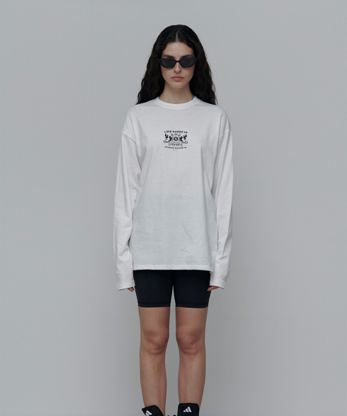 ANYTIME LOREAK(エニタイムロレーク)の「ROSE DYEING LONG SLEEVE-WHITE(Tシャツ/カットソー・レディース・その他・LARGE/MEDIUM)」の4枚目の写真