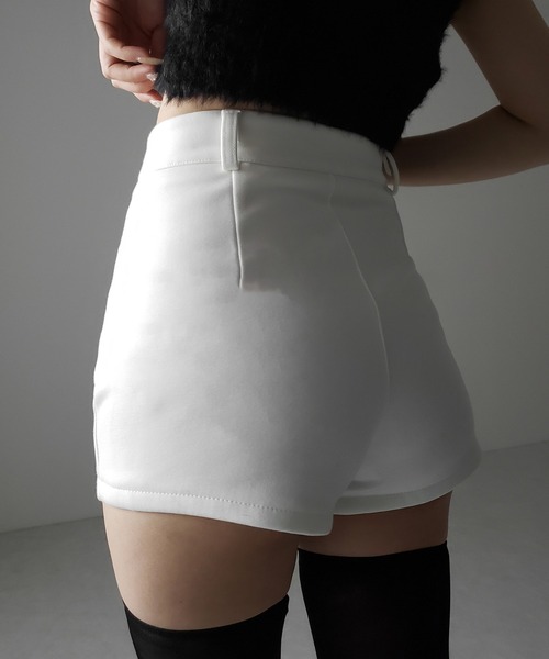 セール】【 2color ／4size 】裏起毛ハイウエストタイトスパン