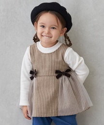 petit main | 【リンク】チェックドッキングチュニック(チュニック)