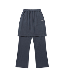 LOGO SWEAT LAYERED PANTS_NAVY(NG2DFUPA91A)