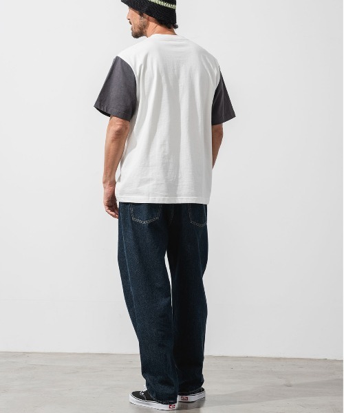 OFFSHORE(オフショア)の「HENLEYNECK BASEBALL TEE(Tシャツ/カットソー・メンズ・ホワイト×ブラック/ホワイト系その他・M/S/XL/L)」の5枚目の写真