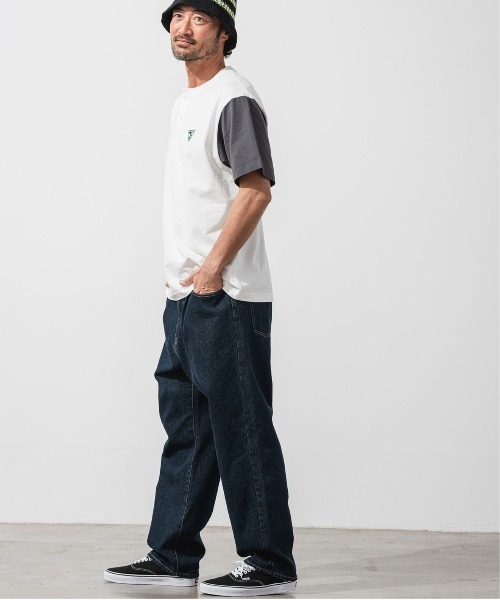 OFFSHORE(オフショア)の「HENLEYNECK BASEBALL TEE(Tシャツ/カットソー・メンズ・ホワイト×ブラック/ホワイト系その他・M/S/XL/L)」の4枚目の写真