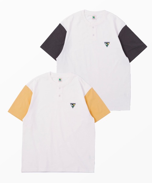 OFFSHORE(オフショア)の「HENLEYNECK BASEBALL TEE(Tシャツ/カットソー・メンズ・ホワイト×ブラック/ホワイト系その他・M/S/XL/L)」の12枚目の写真