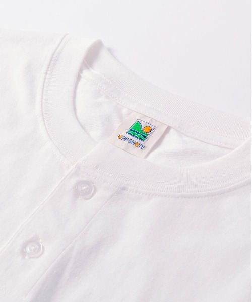 OFFSHORE(オフショア)の「HENLEYNECK BASEBALL TEE(Tシャツ/カットソー・メンズ・ホワイト×ブラック/ホワイト系その他・M/S/XL/L)」の13枚目の写真