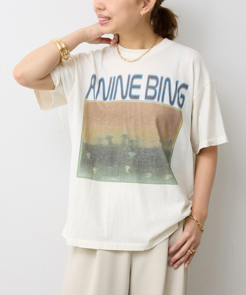 ANINE BING/アニン ビン】CADE TEE（Tシャツ/カットソー）｜Anine Bing