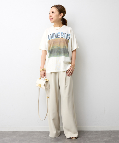 ANINE BING/アニン ビン】CADE TEE（Tシャツ/カットソー）｜Anine Bing
