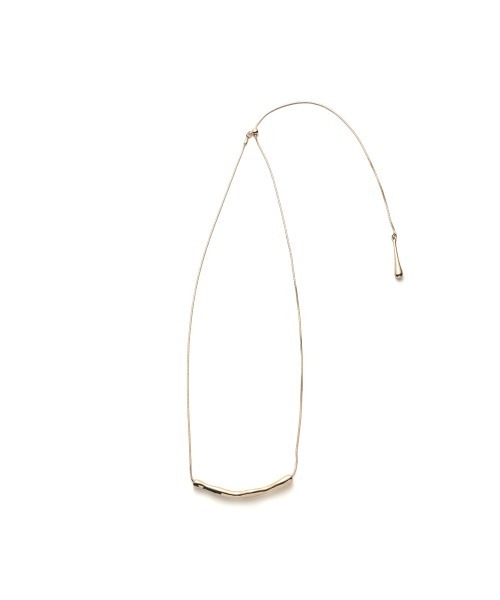 marjour（マージュール）の「NUANCE BAR SLIDER NECKLACE（ネックレス・レディース・シルバー/ゴールド・FREE）」の7枚目の写真
