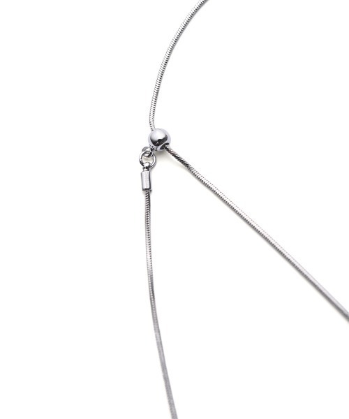 marjour（マージュール）の「NUANCE BAR SLIDER NECKLACE（ネックレス・レディース・シルバー/ゴールド・FREE）」の10枚目の写真