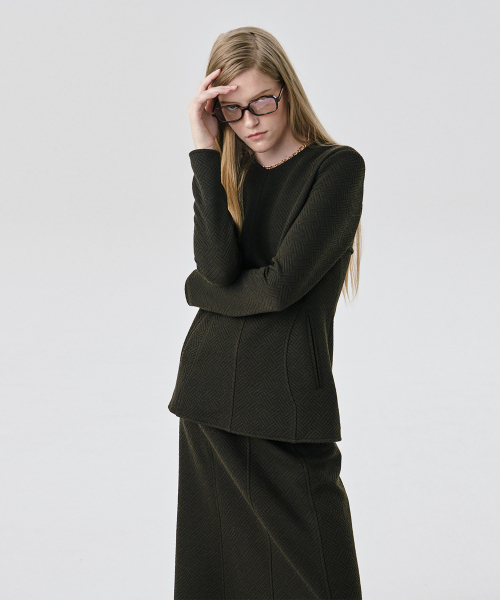 WNDERKAMMER（ブンダーカンマー）の「ラウンドポケットトップ_ブラウン（シャツ/ブラウス・レディース・その他・S/M）」の5枚目の写真