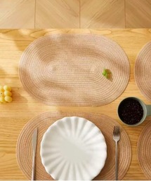Port（ポート）の「【 Port / ポート 】 ナチュラルカラー ラウンド ランチョンマット #（ランチョンマット/テーブルウェア）」