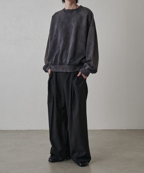 Lui's（ルイス）の「GOATクルーネックスウェット（スウェット・メンズ・ブラック/グレー・S/M）」の21枚目の写真