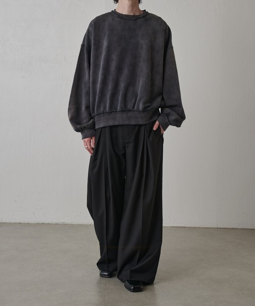 Lui's（ルイス）の「GOATクルーネックスウェット（スウェット・メンズ・ブラック/グレー・S/M）」の20枚目の写真