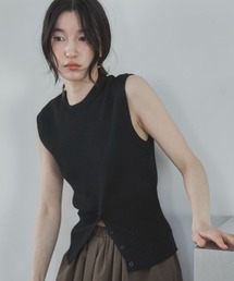 feepur（フェピュール）の「【ハンドウォッシャブル】ヘムボタンニットベスト（ニット/セーター）」