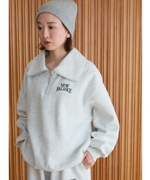 NEW BALANCE | 【New Balance for emmi】Track side フリースハーフジップ(スウェット)