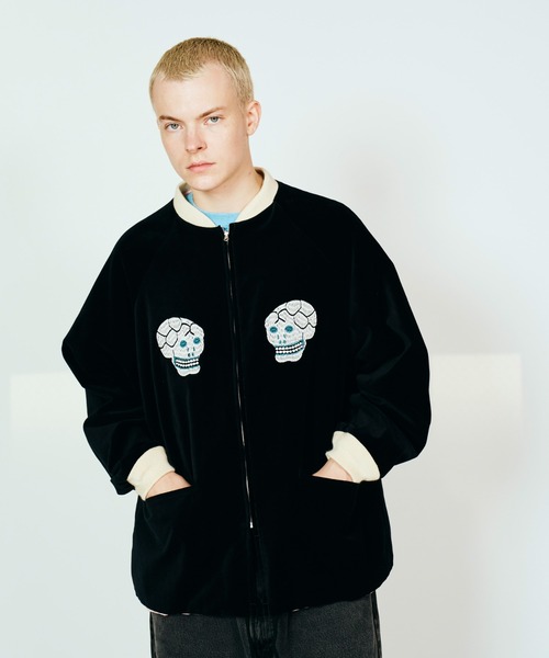 THRIFTY LOOK / スリフティールック SNAKE & SKULL SOUVENIR JACKET