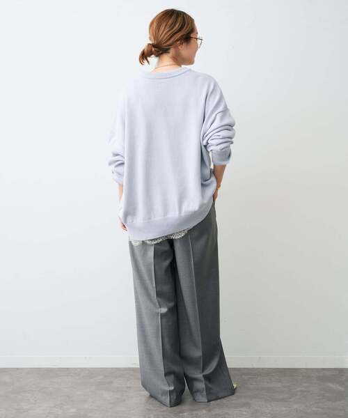 Deuxieme Classe(ドゥーズィエムクラス)の「*ベーシック ニット(ニット/セーター・レディース・グレー/ホワイト系その他/ネイビー/ベージュ・FREE)」の20枚目の写真