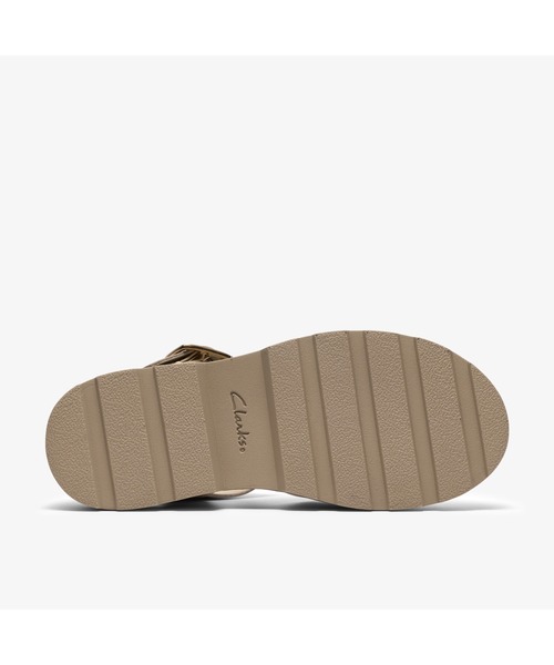 Clarks(クラークス)の「Orinoco3 Cross / オリノコ3クロス (クリームレザー)(サンダル・レディース・ホワイト・UK3/UK3.5/UK4/UK4.5/UK5/UK6/UK5.5)」の4枚目の写真