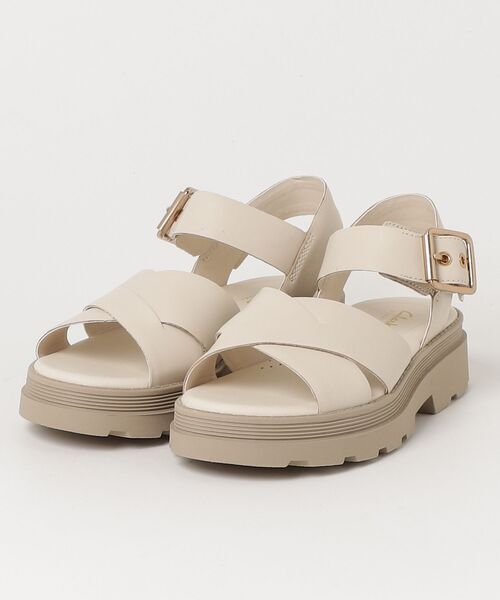 Clarks(クラークス)の「Orinoco3 Cross / オリノコ3クロス (クリームレザー)(サンダル・レディース・ホワイト・UK3/UK3.5/UK4/UK4.5/UK5/UK6/UK5.5)」の21枚目の写真