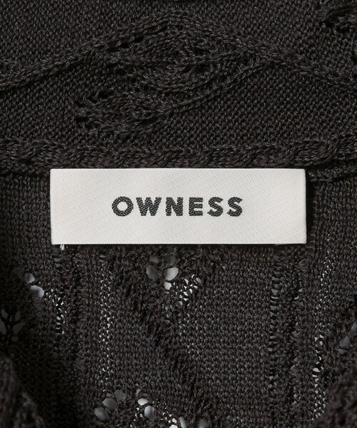 BEAUTY&YOUTH UNITED ARROWS(ビューティーアンドユースユナイテッドアローズ)の「<OWNESS>クリスピー リーフ ニット シャツ(カーディガン/ボレロ・メンズ・マスタード/ダークブラウン・L/M/S)」の19枚目の写真