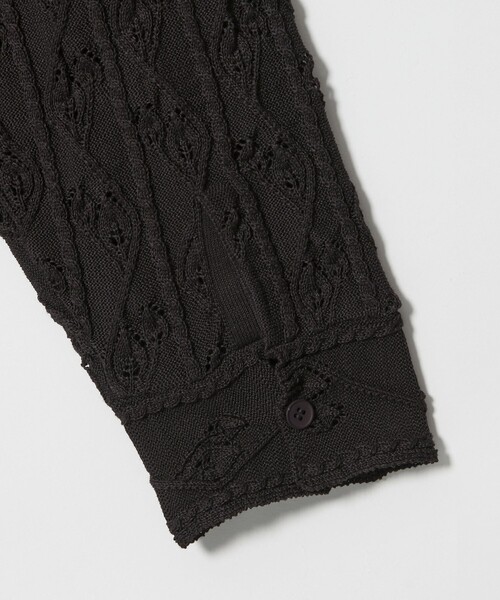 BEAUTY&YOUTH UNITED ARROWS(ビューティーアンドユースユナイテッドアローズ)の「<OWNESS>クリスピー リーフ ニット シャツ(カーディガン/ボレロ・メンズ・マスタード/ダークブラウン・L/M/S)」の22枚目の写真