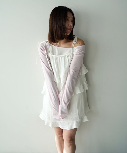 SANSeLF（サンセルフ）の「【SANSeLF】ベーシックラグラントップス saw26s016（その他トップス・レディース・ピンク/イエロー/ネイビー・FREE）」の19枚目の写真