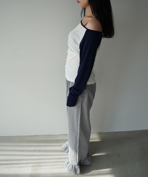 SANSeLF（サンセルフ）の「【SANSeLF】ベーシックラグラントップス saw26s016（その他トップス・レディース・ピンク/イエロー/ネイビー・FREE）」の12枚目の写真