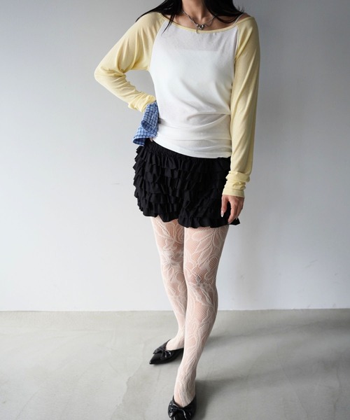 SANSeLF（サンセルフ）の「【SANSeLF】ベーシックラグラントップス saw26s016（その他トップス・レディース・ピンク/イエロー/ネイビー・FREE）」の21枚目の写真