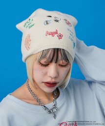 w closet | 【ANGEL BLUE】ナカムラくん落書きビーニー(キャップ)