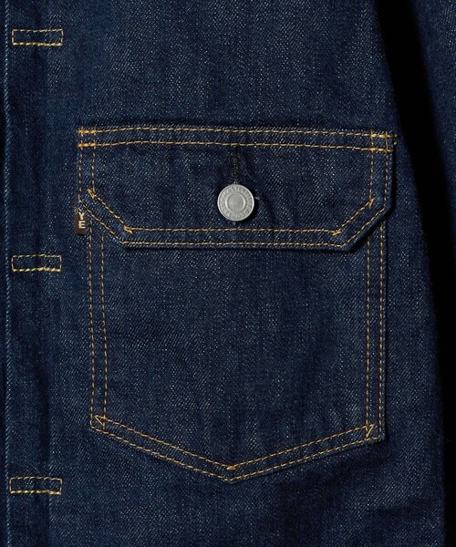 SCYE BASICS（サイベーシックス）の「＜SCYE BASICS＞ TYPE1/デニム ジャケット（デニムジャケット・メンズ・ネイビー・36/40/38）」の5枚目の写真